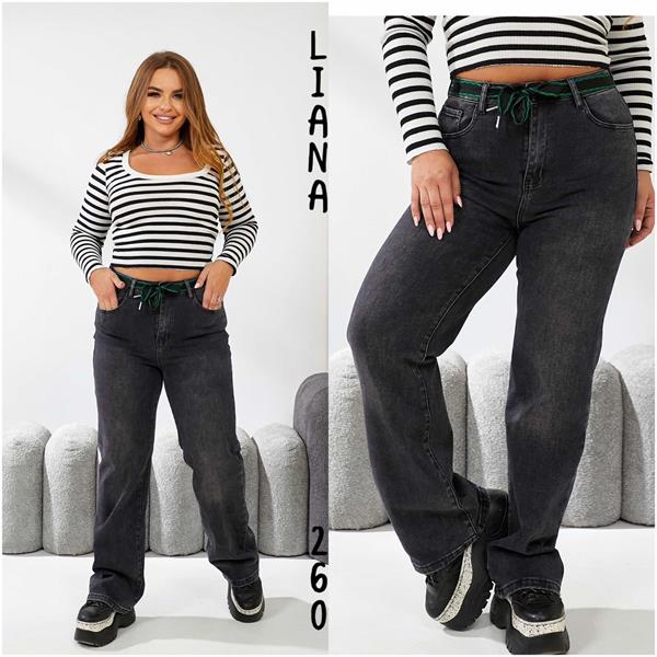 Джинсы Liana Denim (31-38) 260 d.grey (деми)