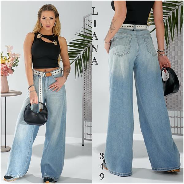 Джинсы Liana Denim (25-30) 349 l.blue (деми)