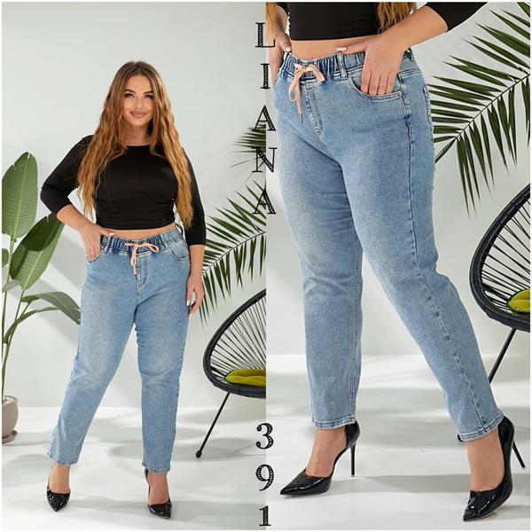 Джинсы Liana Denim (31-36) 391 l.blue (деми)