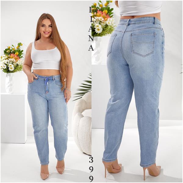 Джинсы Liana Denim (32-42) 399 l.blue (деми)