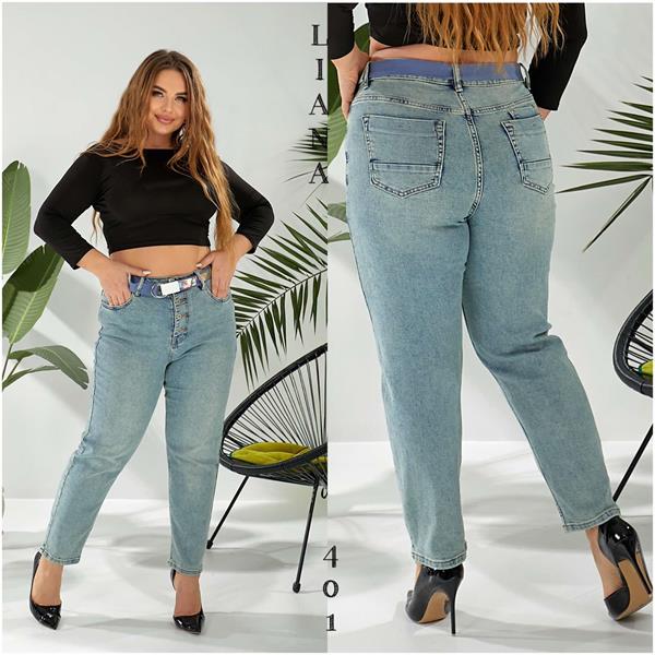 Джинсы Liana Denim (30-36) 401 l.blue (деми)