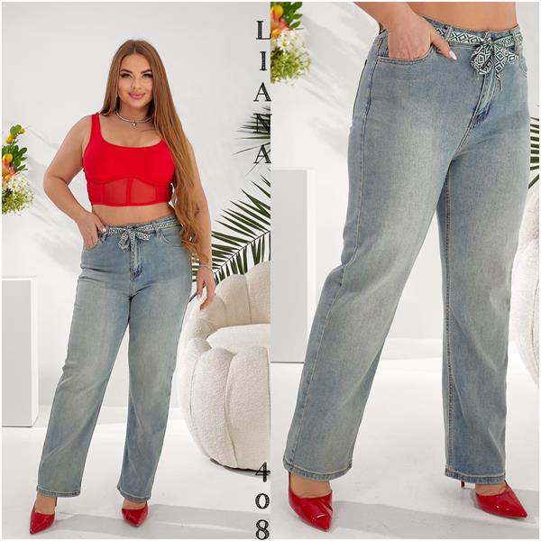 Джинсы Liana Denim (28-33) 408 l.blue (деми)