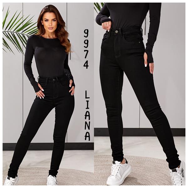 Джинсы Liana Denim (25-30) 9974 black (деми)