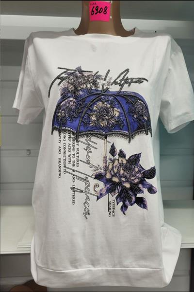 Футболка Gertie (S-2XL) 6908 white (лето)