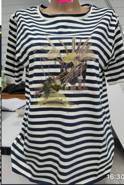 Футболка Gertie (S-2XL) 7903 navy (лето)