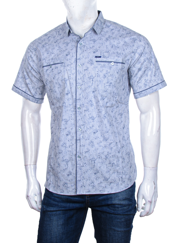 Рубашка Logaster (XL-5XL) A357-4 grey (лето)