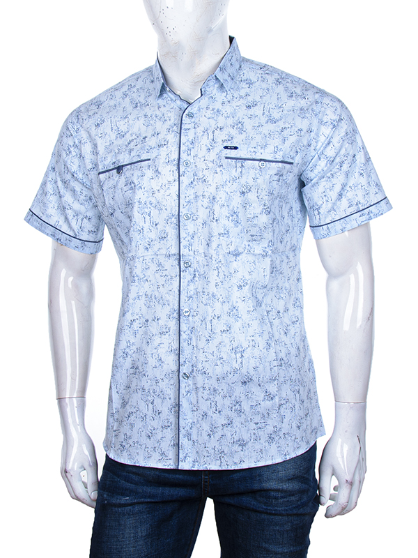 Рубашка Logaster (XL-5XL) A357-2 l.blue (лето)