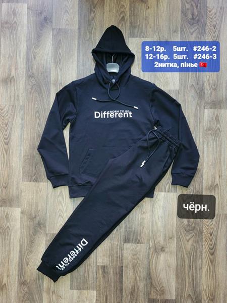 Костюм спорт iBamBino (12-16) 246-3 black (деми)