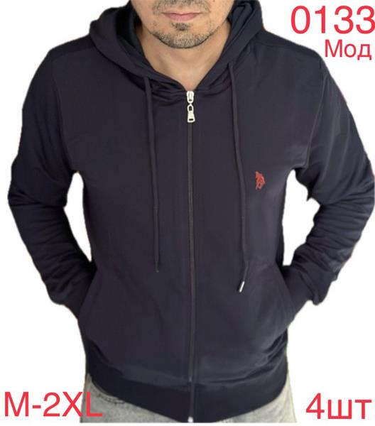 Кофта спорт Надийка (M-2XL) 0133 black (деми)