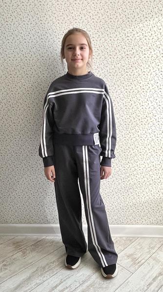 Костюм спорт LiMa kids (134-158) 2508 d.grey (деми)