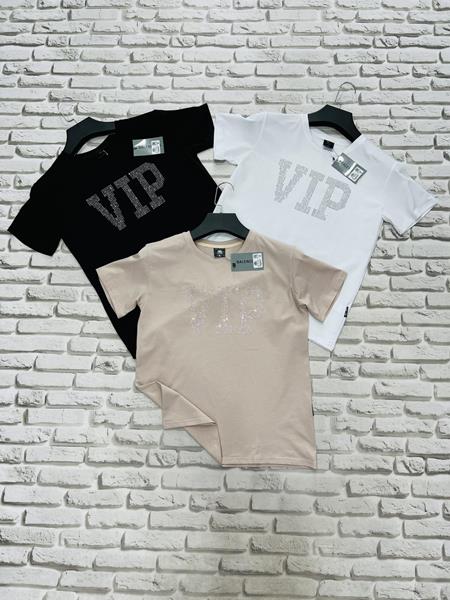 Футболка Yulichka (S-L) F111-6 white (лето)
