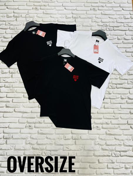 Футболка Yulichka (one size) F112-17 black-red (лето)