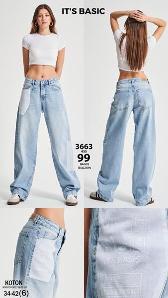 Джинсы Ruxa (34-42) 3663-4-99 l.blue (деми)