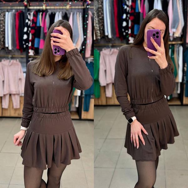 Костюм Arina (42-48) 2371 brown (деми)