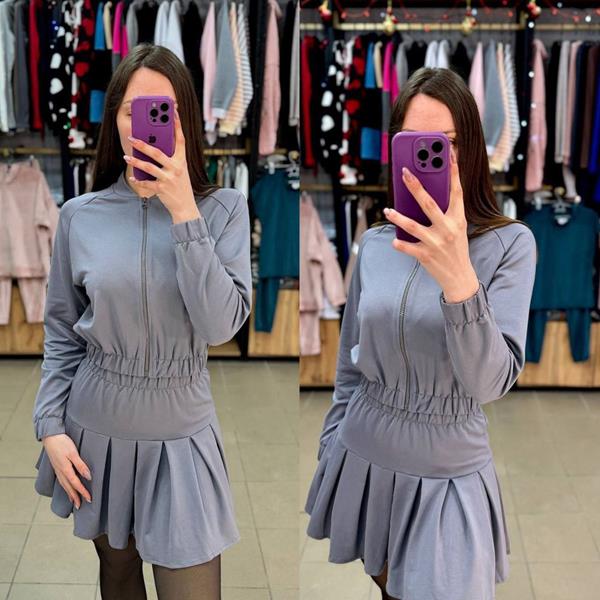 Костюм Arina (42-48) 2371 grey (деми)
