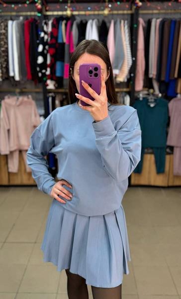 Костюм Arina (42-46) 8056 l.blue (деми)