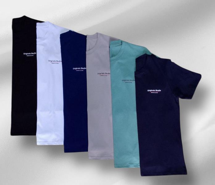 Футболка Dogan (M-2XL) DG463 l.blue (лето)