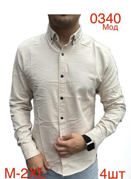 Рубашка Надийка (M-2XL) 0340 l.beige (деми)