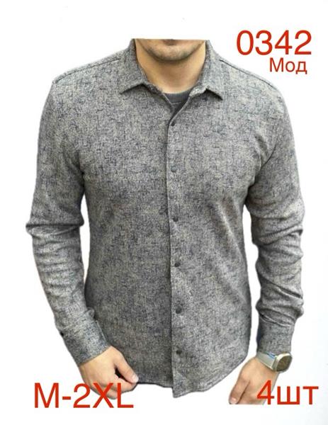 Рубашка Надийка (M-2XL) 0342 grey (деми)