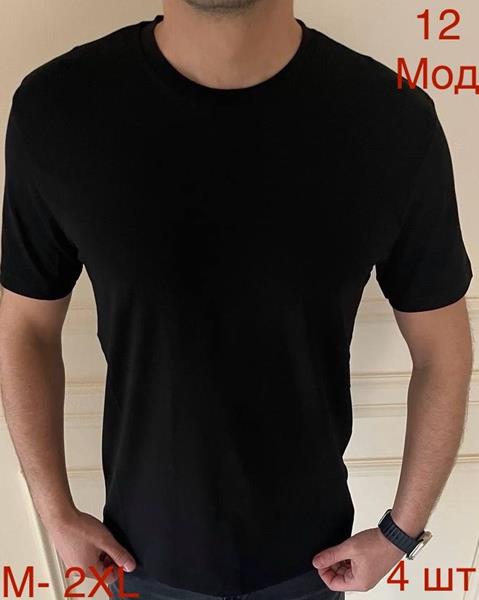 Футболка Надийка (M-2XL) 12 black (лето)