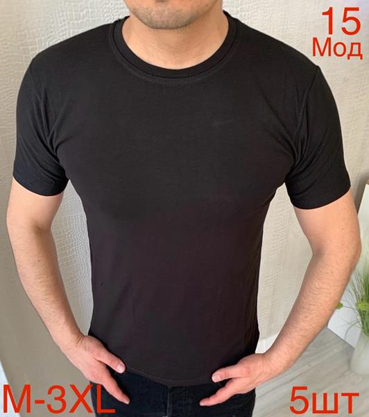 Футболка Надийка (M-3XL) 15 black (лето)