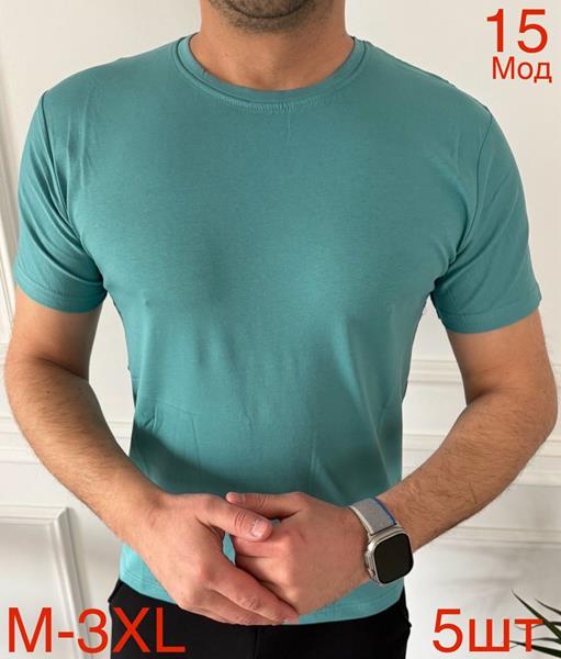 Футболка Надийка (M-3XL) 15 l.blue (лето)