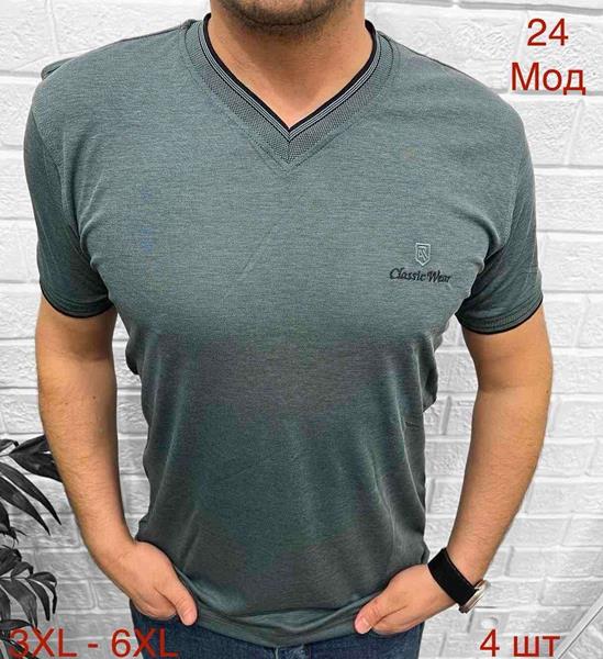 Футболка Надийка (3XL-6XL) 24 green (лето)