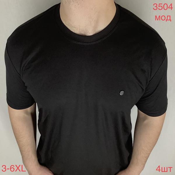 Футболка Надийка (54-60) 3504 black (лето)