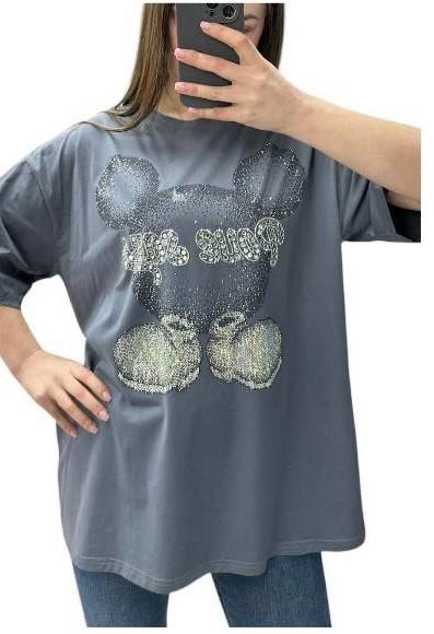 Футболка Ekvato (46-60) 25102 grey (лето)