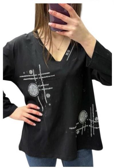 Свитер Ekvato (52-56) 27097 black (деми)
