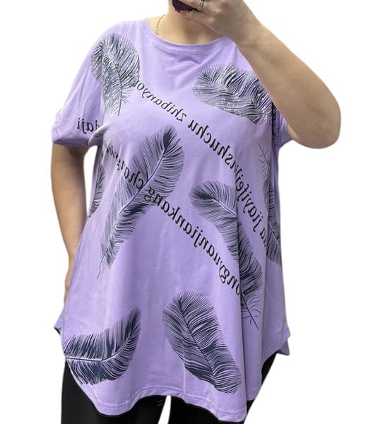 Футболка Anna&Vika (60-64) 25007 lilac (лето)