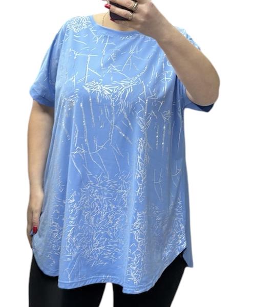 Футболка Anna&Vika (60-64) 25010 l.blue (лето)