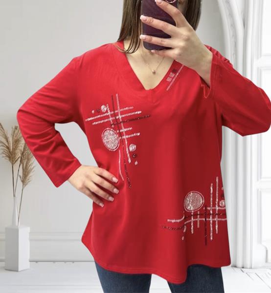 Свитер Novetly Store (52-56) 27097 red (деми)