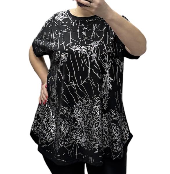Футболка Novetly Store (60-64) 25010 black (лето)