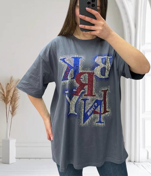 Футболка Novetly Store (48-58) 25103 grey (лето)