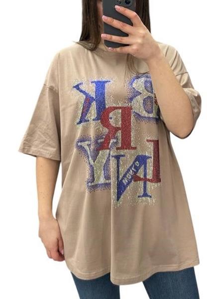 Футболка Novetly Store (48-58) 25103 beige (лето)