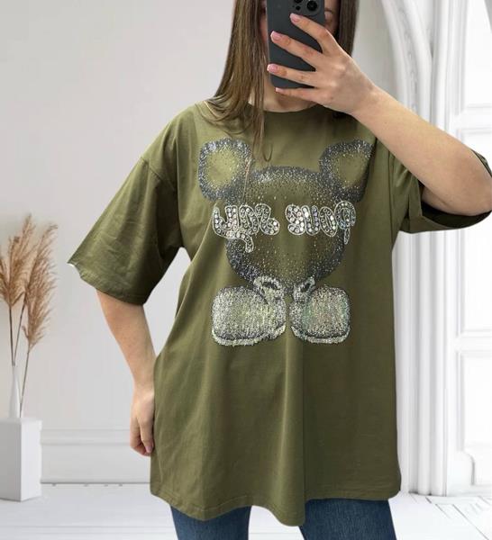 Футболка Novetly Store (46-60) 25102 khaki (лето)