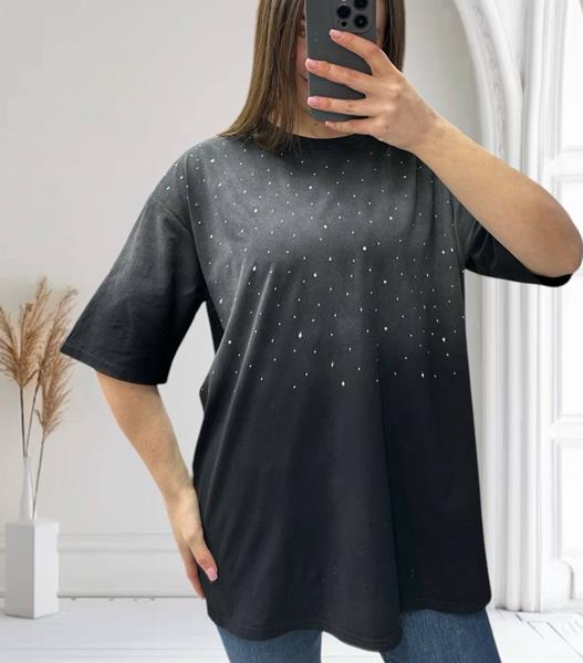 Футболка Novetly Store (46-58) 25106 black (лето)