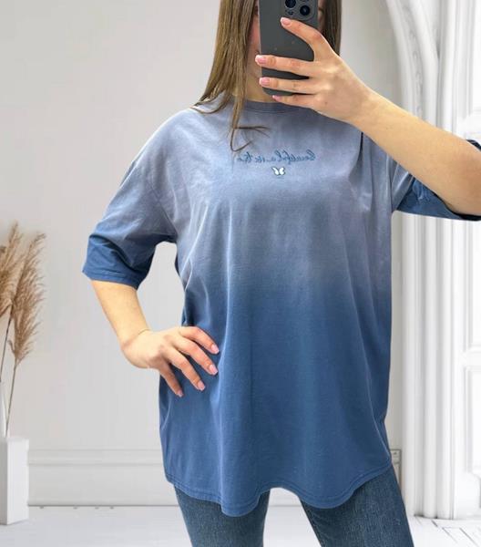 Футболка Novetly Store (46-58) 25107 l.blue (лето)