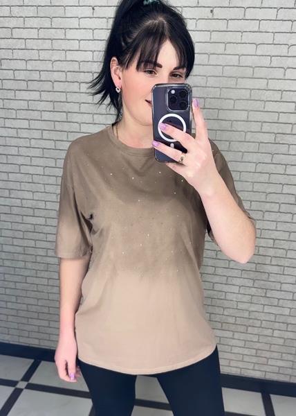 Футболка LeVisha (S-L) 250106 beige (лето)