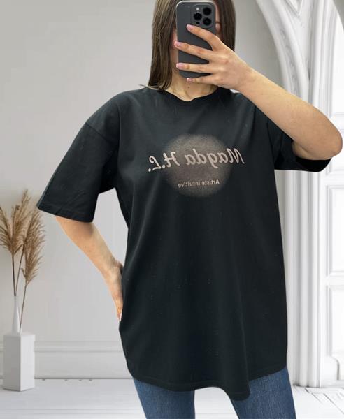 Футболка LeVisha (S-L) 25062 black (лето)
