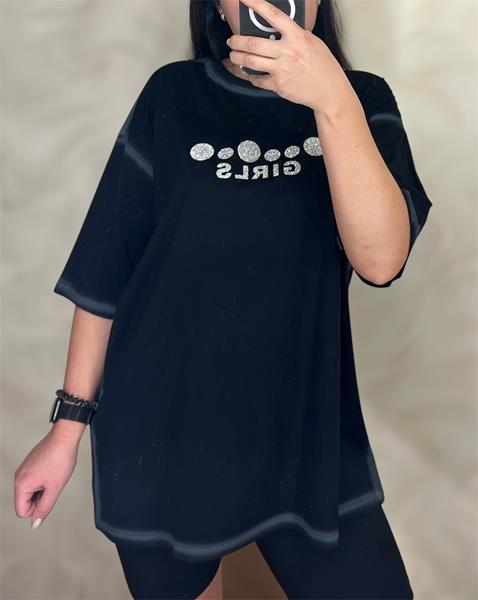 Футболка LeVisha (S-L) 25105 black (лето)