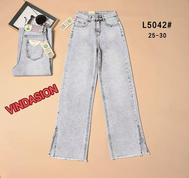 Джинсы Vindassion (25-30) L5042 l.grey (деми)