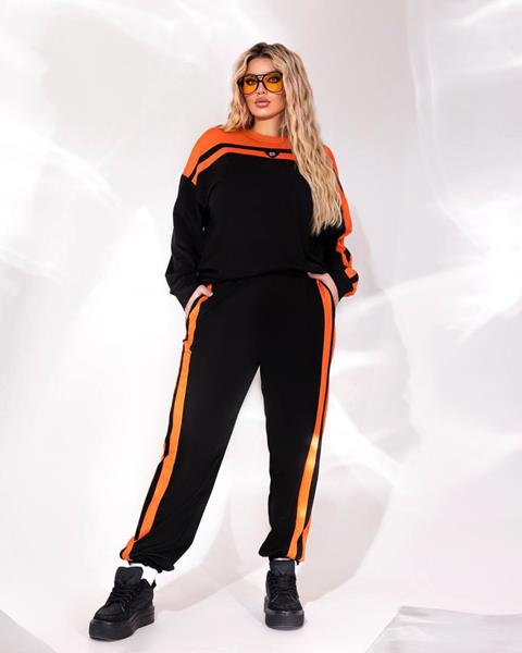 Костюм спорт Seven Zikina (50-60) 1053 black (деми)