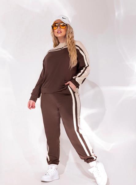 Костюм спорт Seven Zikina (50-60) 1053 brown (деми)