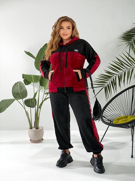 Костюм спорт Seven Zikina (48-62) 902 wine (деми)