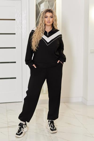 Костюм спорт Seven Zikina (50-60) 906 black (деми)