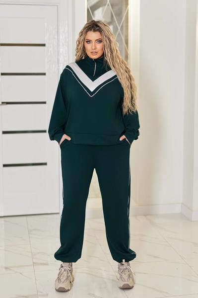 Костюм спорт Seven Zikina (50-60) 906 green (деми)