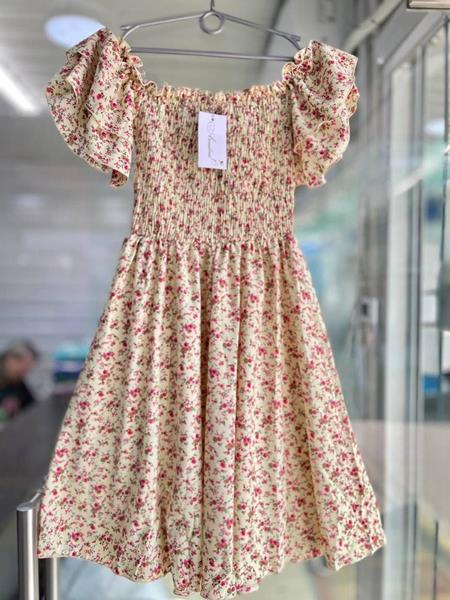 Платье Arina (42-48) 1500 beige (лето)