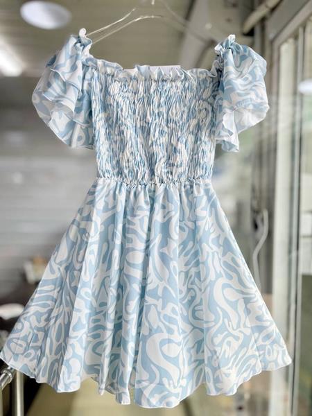 Платье Arina (42-48) 1509 l.blue (лето)